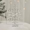 Transparent Christmas Tree Ornaments: Icicles, Snowflakes, and Deer Pendants