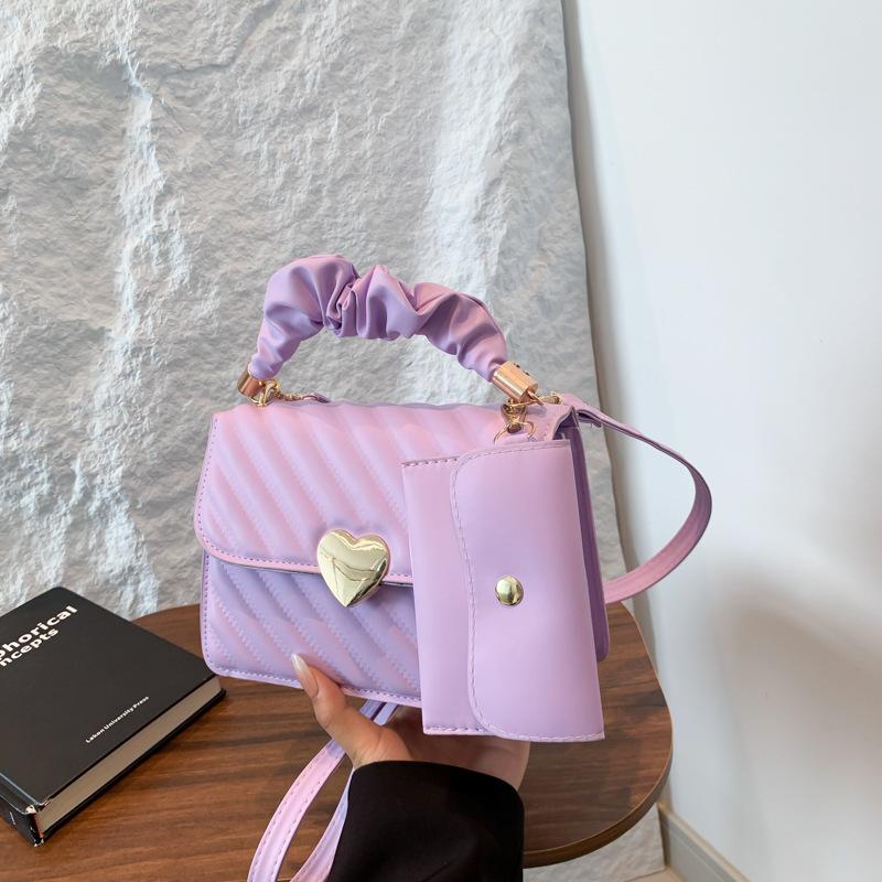 New Messenger Bag Small Square Bag Fashionable Casual Texture Women's Bag Hand Commuting Simple Personality Popular Shoulder Bag