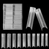 240 Pcs Artificial False Nail Extension Tips Transparent Fake Nails Tips Nail Salon Tips