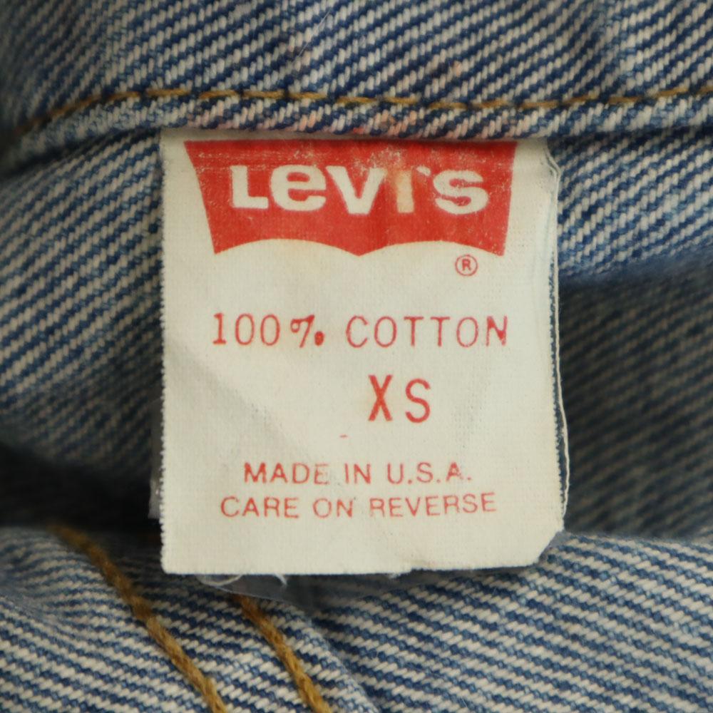 Levi's Джинсовая куртка 90-х 70507-0214 Старая, сделано в США, отбеленная, мужская, б/у