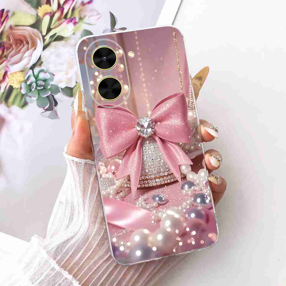For Xiaomi Poco C71 Case PocoC71 New Design Butterfly Soft Silicone TPU Cover For Xiaomi Redmi A5 RedmiA5 4G Protective Cases