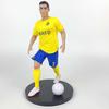 6pcs New Football Star FIFA C.Ronaldo Messi Mbappe Model Dolls Cartoon Cute Action Figure Car Accessories Football Fans Gifts
