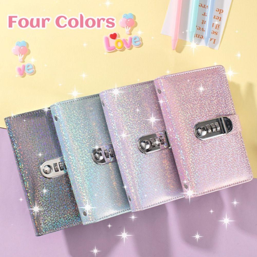 Laser Cover Saving Money Notebook PU Leather Budget Saving Book 100 Envelope Challenge Binder