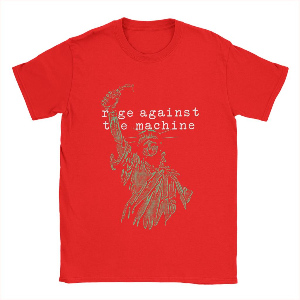 Rage Against The Machine Pure Cotton T Shirt For Unisexs Summer Vintage TShirts Crew Neck Hipster Tees Oversized Casual Clothing