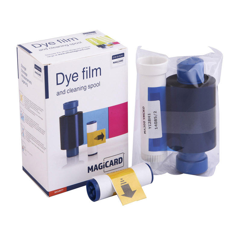 Magicard MA300 YMCKO Color Ribbon 300 Prints for Magicard Enduro 3E Pronto Rio Pro PVC ID Card Printer Thermal Consumables