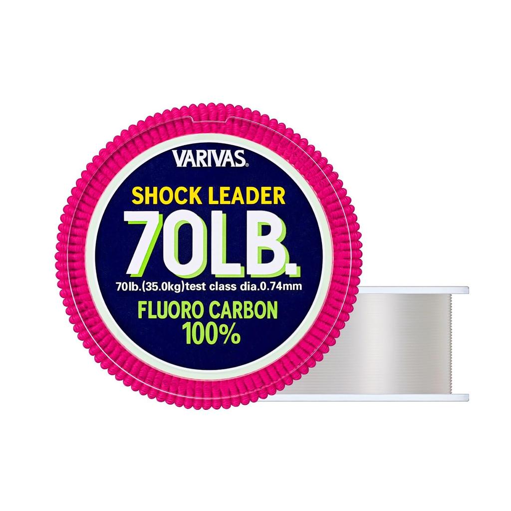 MORRIS Shock Leader Varibus Fluorocarbon 30m 20 70lb Natural No.