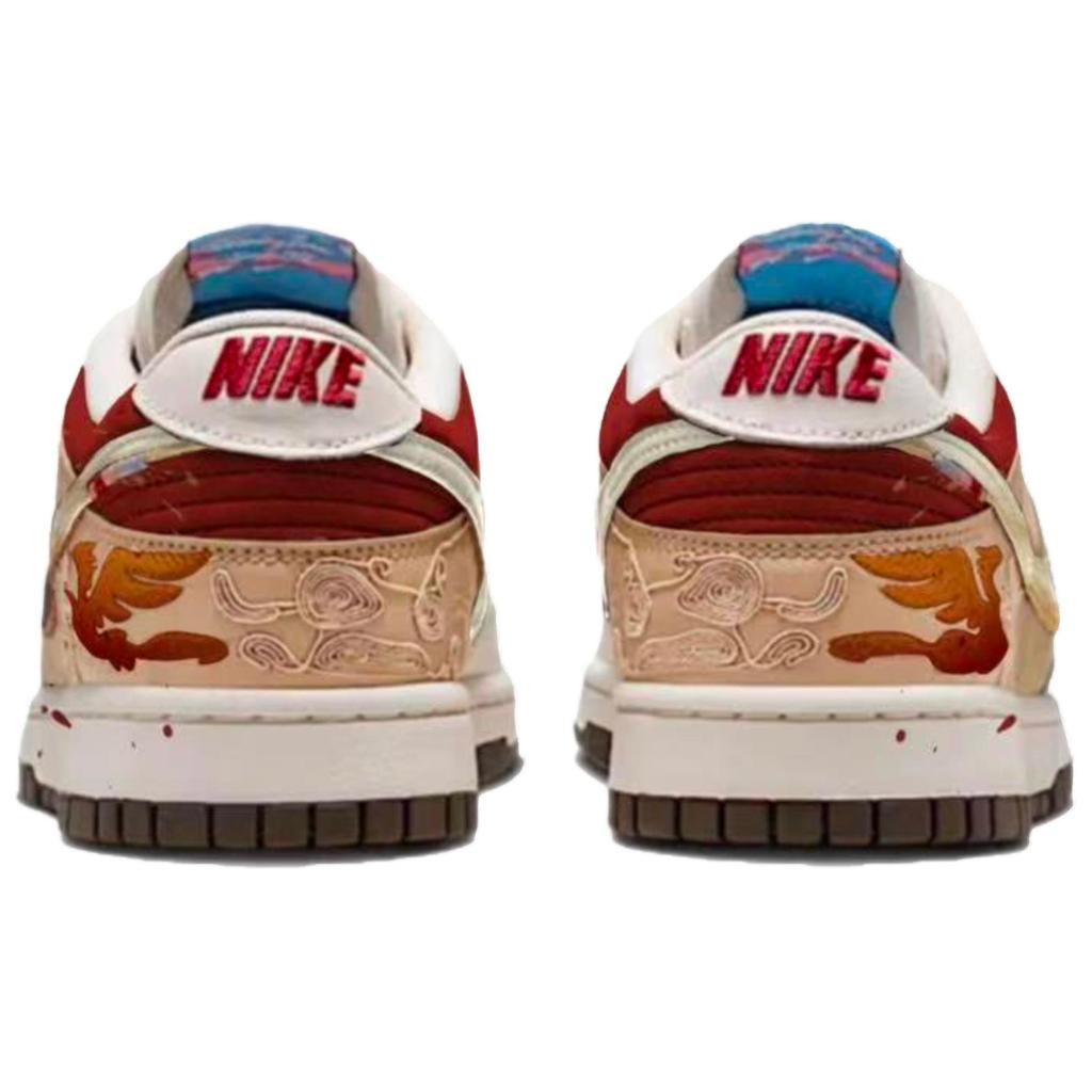 Nike Кроссовки Dunk с амортизацией, износостойкие, низкие, для скейтбординга, мужские, красные, IQ1118-220(Команда1000-)