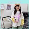 Toddler Baby Three Cartoon Crossbody Bag Pattern Breathable Fabric Daily Outings