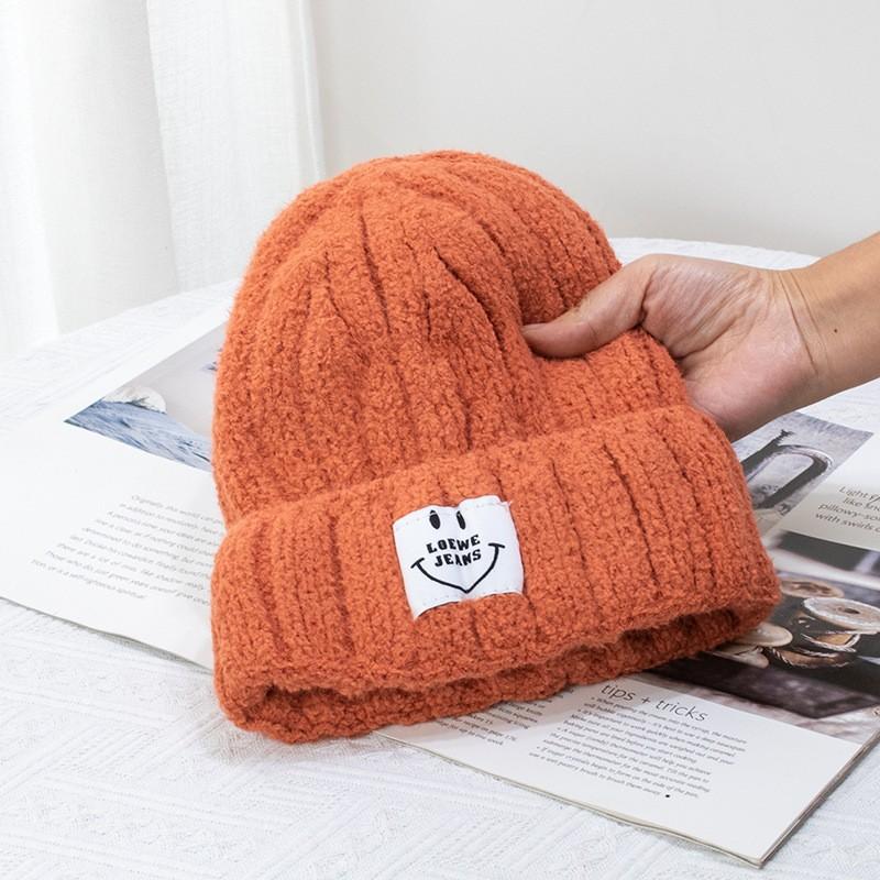 Winter Hat for Women with Plush Insulation Soft Versatile Showing Off Face Small Knit Yarn Hat