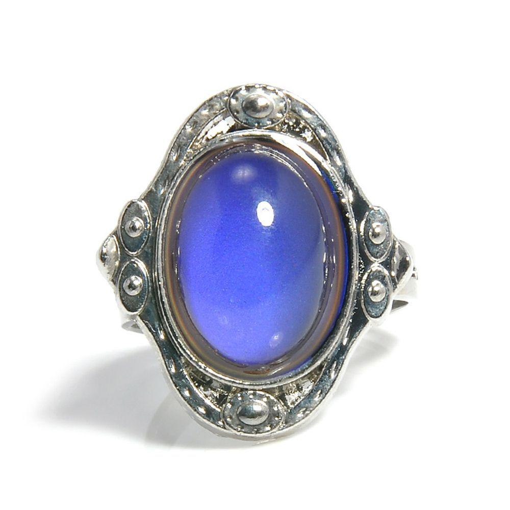 Funny Kids Adult Feeling Control Chic Adjustable Vintage Mood Changing Color Ring Temperature