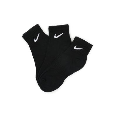 Nike Носки унисекс, дышащие удобные носки SX7667-010 Носки на каждый день Cush Crew, 3 пары, черные