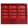 1:12 Doll House Accessories Mini Bookshelf Display Cabinet Bookcase Furniture Toy Red Brown