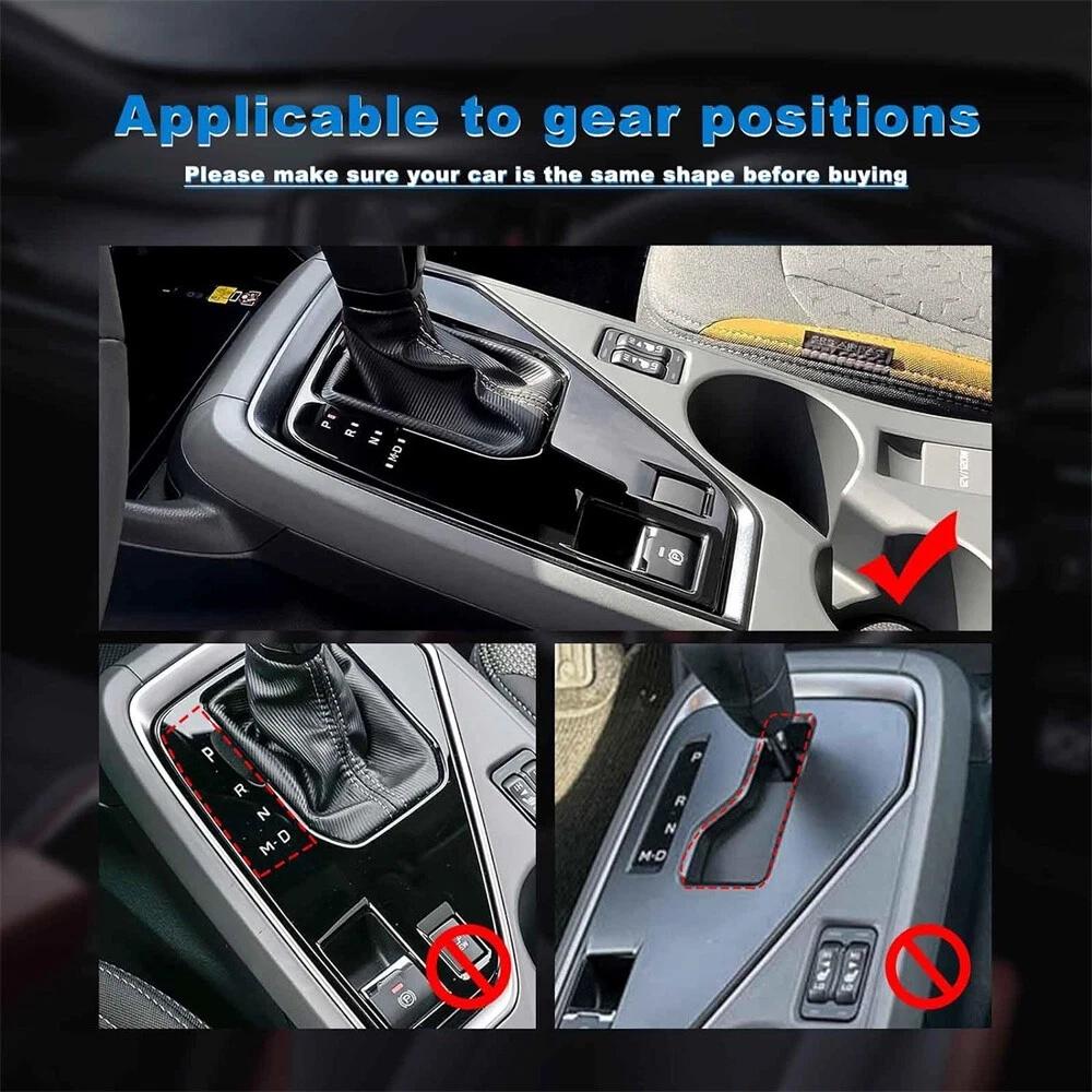 Carbon Fiber Gear Shift Soft Sticker Cover For Subaru Crosstrek 2024