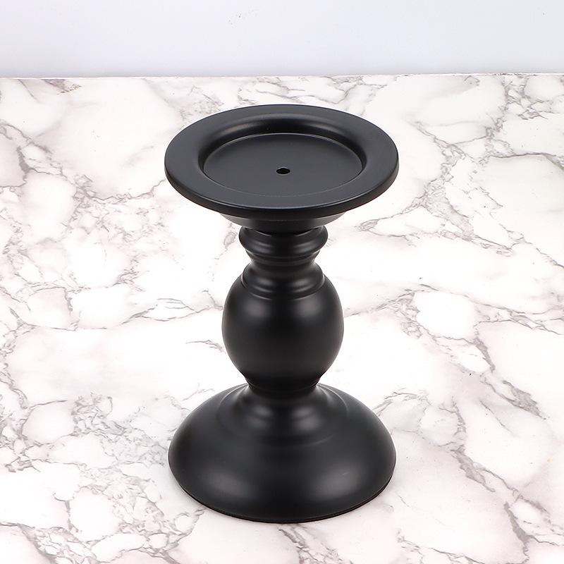 Скандинавский кованый железный подсвечник в форме тыквы с одной головкой, украшение для свадеб и романтической атмосферы