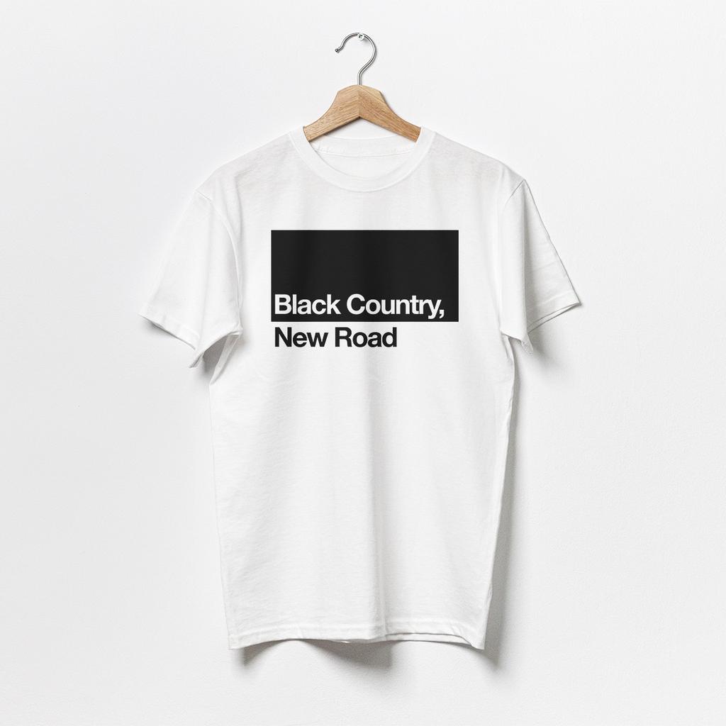 2025 Black Country, New Road Black Village Рок-группа Хлопковая футболка с коротким рукавом для мужчин и женщин Высокое качество Роскошный бренд