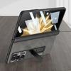 Frosted Leather Case For Honor Magic V2 Magnetic Hinge Case 360 Degree Protective Bracket Hard Cover For Honor Magic V2
