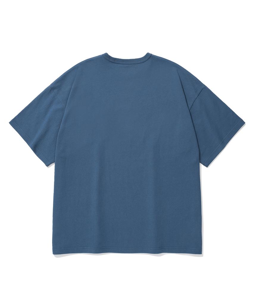 УНИВЕРСИТЕТ КОЛУМБИЯ Футболки с логотипом-аркой COLUMBIA S/S French Blue