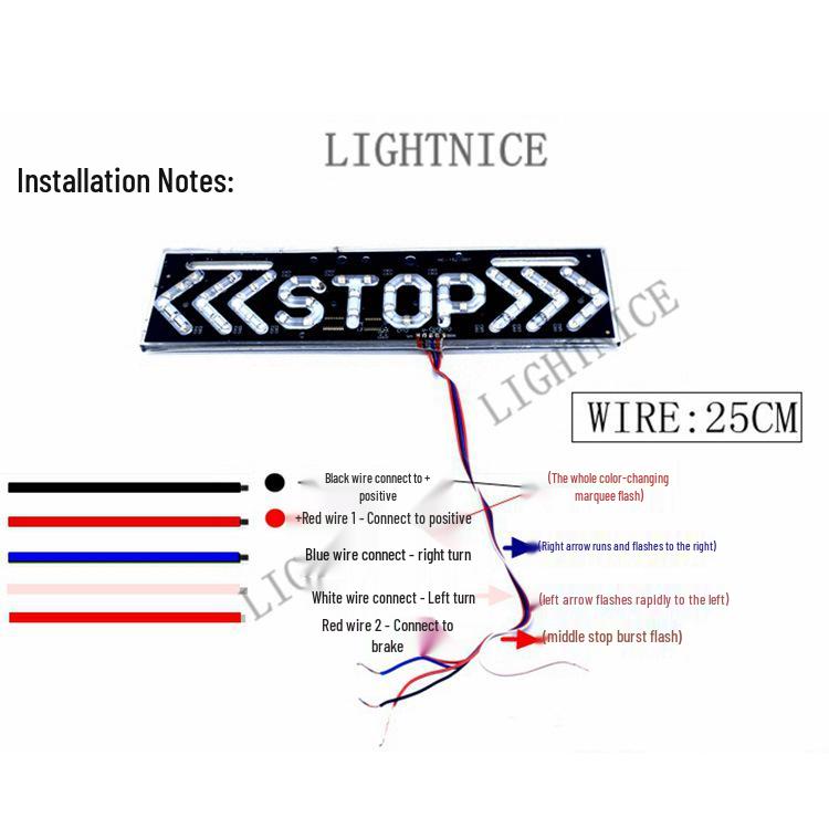 Светодиодный задний фонарь и указатель поворота для мотоцикла, стоп-сигнал, стрелочный указатель, предупреждение