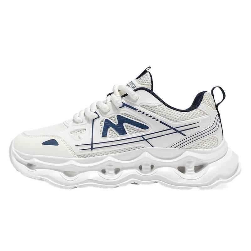 Летние новые мужские кроссовки на толстой подошве, увеличивающие рост, трендовые студенческие сетчатые повседневные спортивные кроссовки, универсальная живая мужская обувь