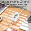 USB Зарядное устройство 6 портов Сетевой фильтр Универсальная электрическая розетка Вилка ЕС/США Адаптер для зарядки телефона Многофункциональный Удлинитель Розетка