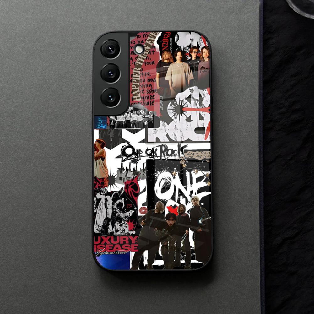 Чехол для телефона ONE OK ROCK Стекло Для Samsung Galaxy S21 S26 S25 S22 S20 S24 S23 Ultra Fe Plus A16 A34 A54 A24 Чехол