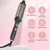 Hot Heated Curling Brush Ceramic Tourmaline Negative Iron Hot Comb Fast Heating Household Ionic Curling Brush