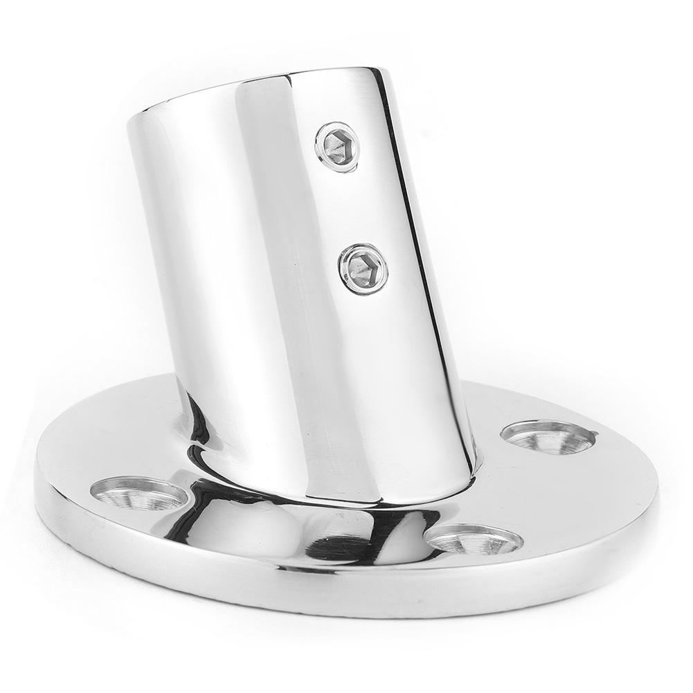 316 Stainless Steel Round Base 60 Degree Hand Rail Fitting Accessories for 22MM 7 8in Pipe