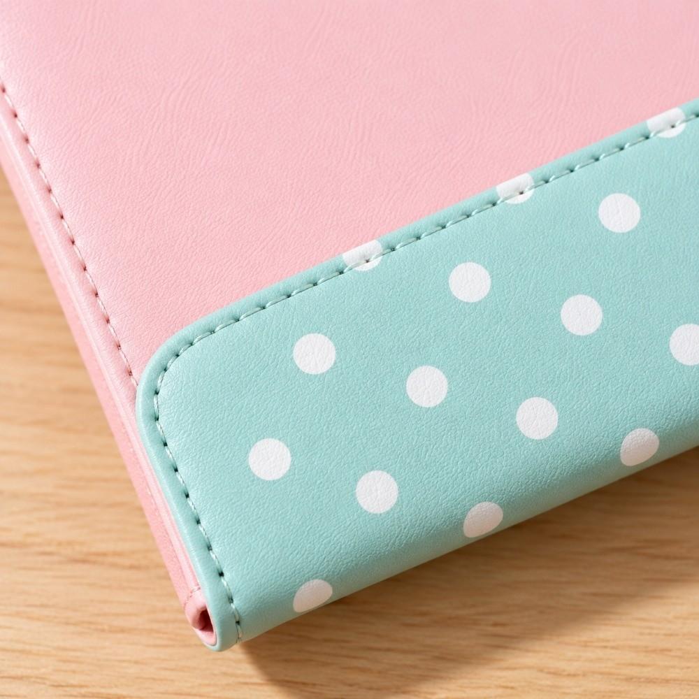 Polka Dot Pattern Clipboard Color-blocking Writing Pad Exam Paper Organizer Exam Paper Storage