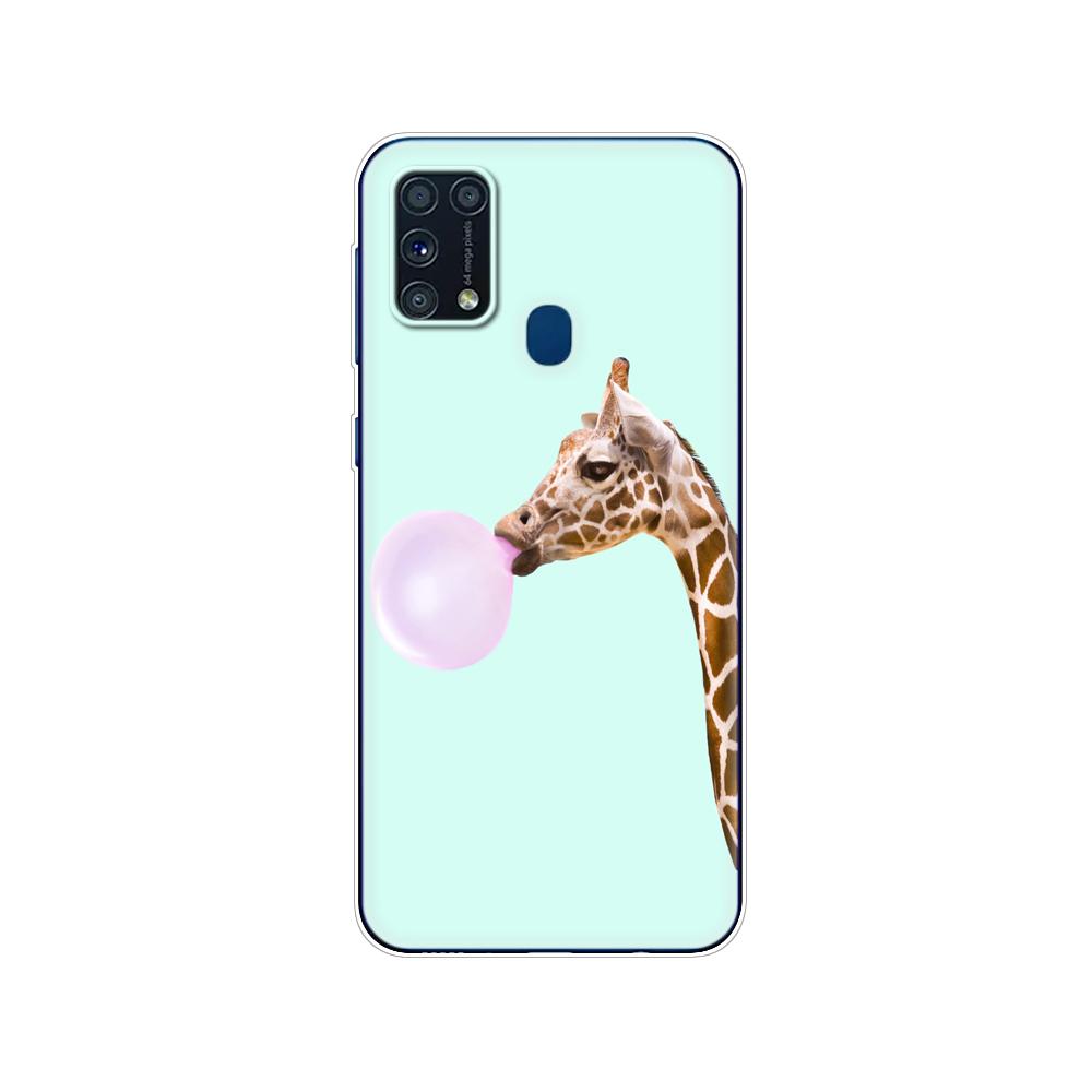 Чехол для Samsung M31, 6,4 дюйма, мягкий силиконовый чехол из ТПУ для Samsung Galaxy M31 M 31 SM-M315FZBVSER m315, задняя панель телефона, бампер, чехол