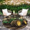 Tractors pattern round rug,Carpet Rug for Living Room Bedroom Playroom ,Non-slip Floor Mat,Holiday Gifts and Birthday Gifts.