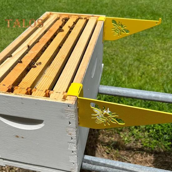 2 Pcs Beehive Inspection Stand Beehive Frame Holder Stainless Steel Beehive Perch Support Bee Hive Stand Bee Boxes And Frame Starter Kit Beekeeping