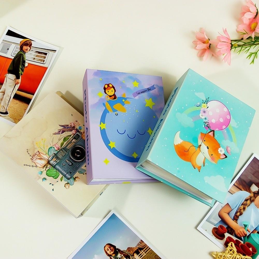 6 Inch 100 Pockets Scrapbook Album Laminated Slip-in Picture Albums  Baby Growth Record