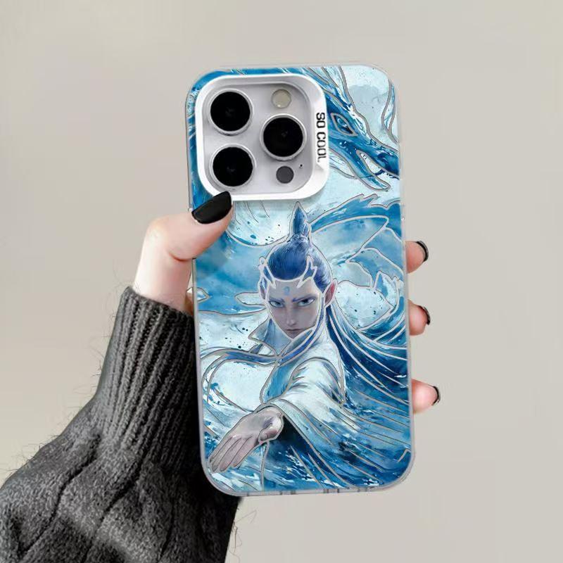 Чехол для телефона 3D Nezha Anime для iPhone 15/14/13 Pro Max XR с изображением китайской мифологии, противоударный, устойчивый к царапинам матовый чехол