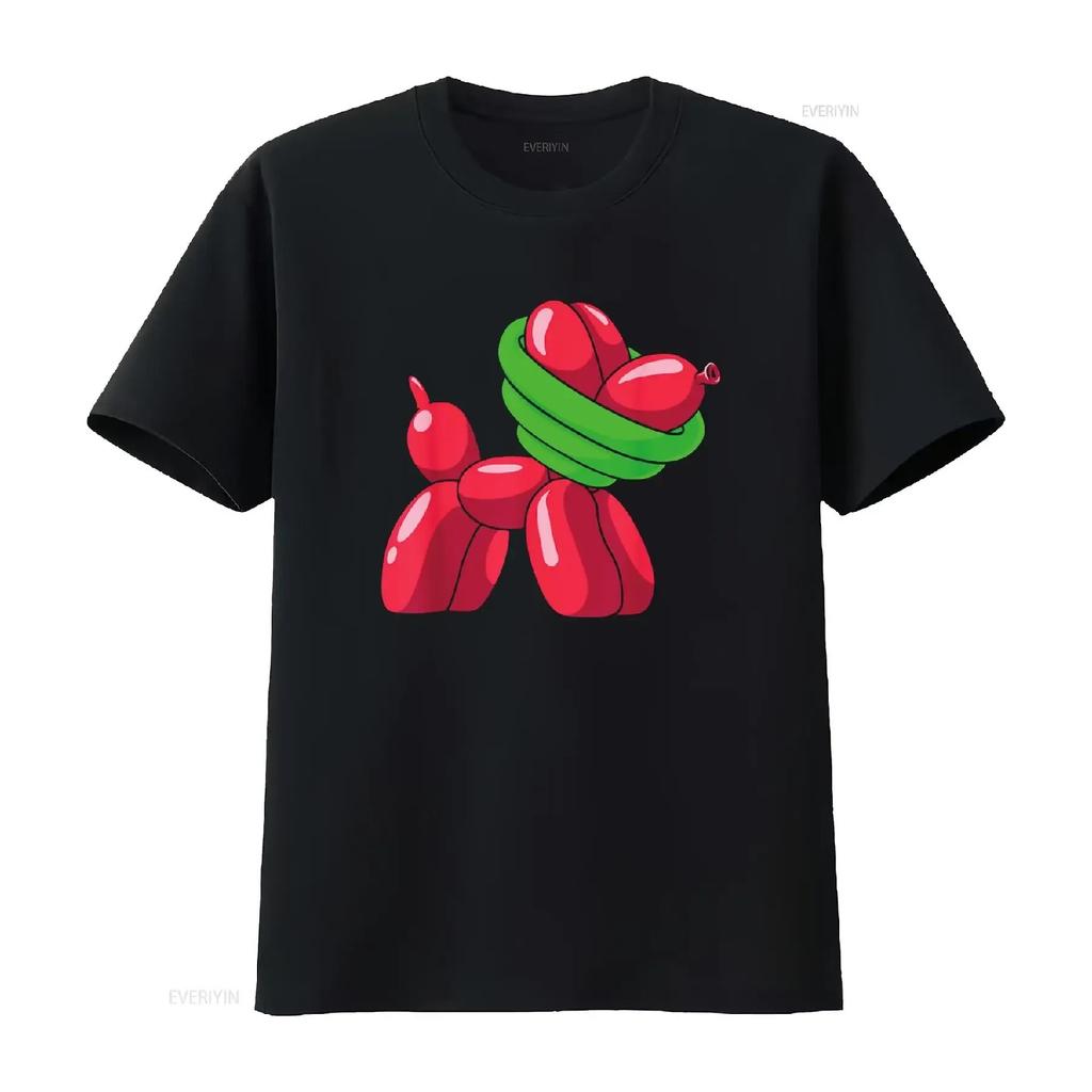Twister Clothing Animal Balloon Dog Artist Lover T Shirt vintage Washed homme Versatile fashion Breathable Stretched Casual
