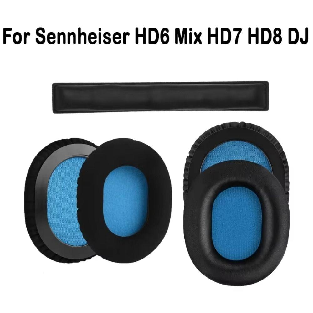 Replacement Ear Cushion Headset Earmuff for Sennheiser HD6 Mix HD7 HD8 DJ Headphone Accessories