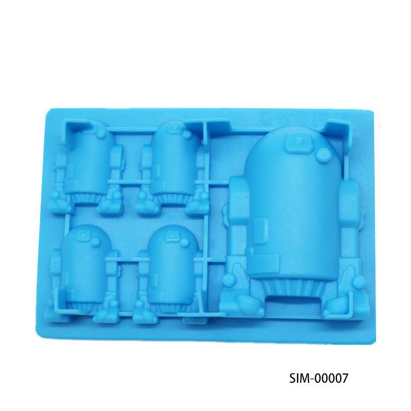 Формы для украшения тортов Силиконовые формы для выпечки Шоколад Конфеты Желейный десерт Кубик льда для Звездных форм Войны