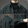 American High Street Retro Jacquard Tooling Jacket Мужская свободная модная брендовая повседневная куртка с лацканами