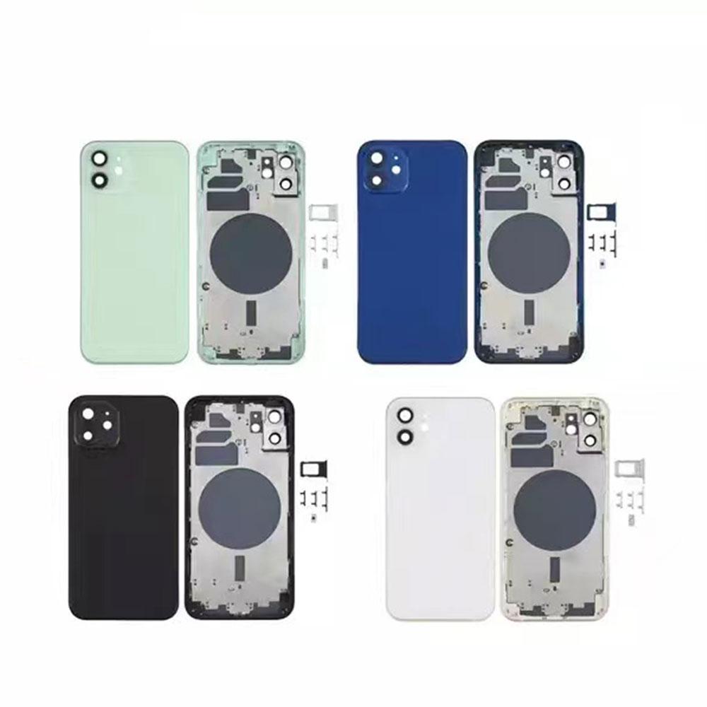 Full Housing For iPhone 12/12Pro/ 12 Pro Max /12 Mini Back Glass Battery Cover Middle Frame Classic Assembly Replacement