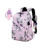 Floral Girls Backpack for School Lightweight Bookbags Satchel College Bags Teen Girls Kids School Bag Set Women Travel Daypack
