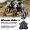 2Pc 3D Gel Seat Motorcycle Seat Cushion Anti Slip Motorbike Pillow Pad Comfort Sunscreen Gel Seat Cushion Motorcycle Accessories