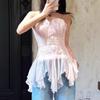 Топ-бандо 'Туман Русалки' от Spring Fairy - Элегантная женская одежда приталенного кроя