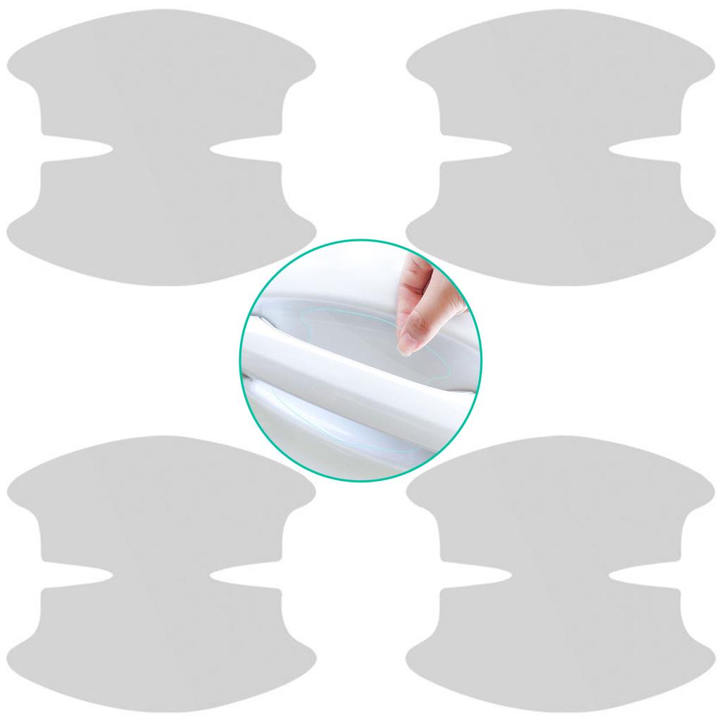 Car Door Handle Protective Film Transparent Scratch Resistant Sticker for Universal Models