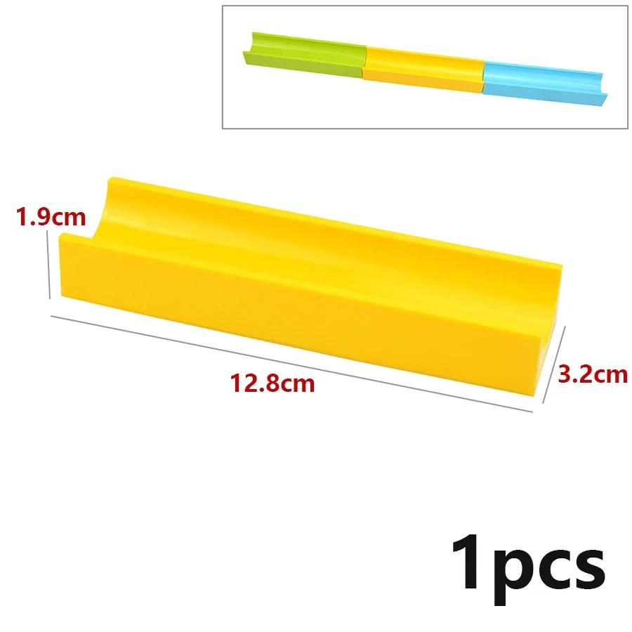 Большой размер слайд гоночный трек мяч кирпич крупный строительный блок воронка слайд лабиринт аксессуары детские игрушки совместимые Duploes