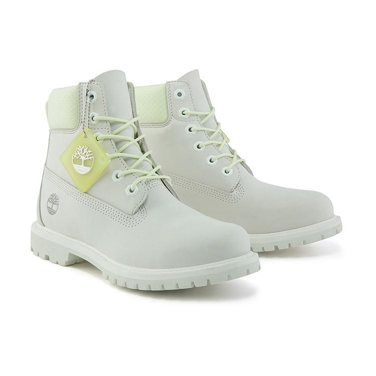(WMNS) Женские водонепроницаемые ботинки Timberland Premium 6 дюймов, широкая посадка, цвет 'Bright White Waterbuck' A2HYSW