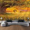 Forest Trees Wall Art Large Tapestry Background Cloth Curtains Beach Towel Bedroom Living Room Home Decoration