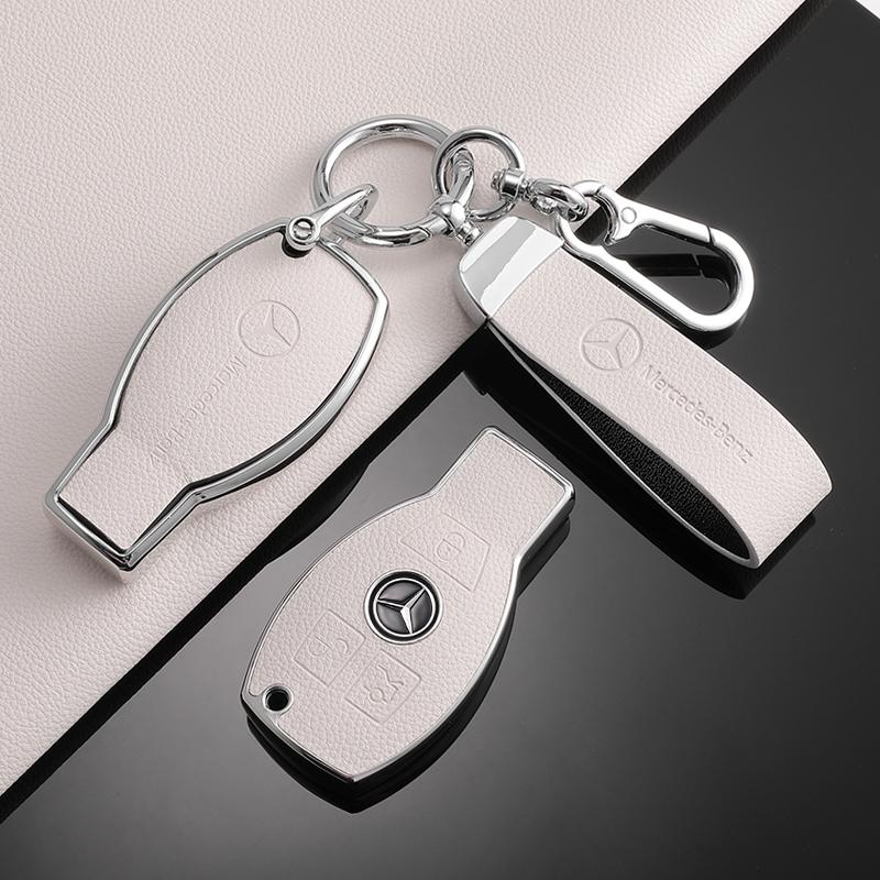 SUG2 TPU Car Key Case Cover Protection Shell Keychain For Mercedes Benz C E S-Class ML GL R SLK W204 W212 W221 W164 2001-2014 Sticker