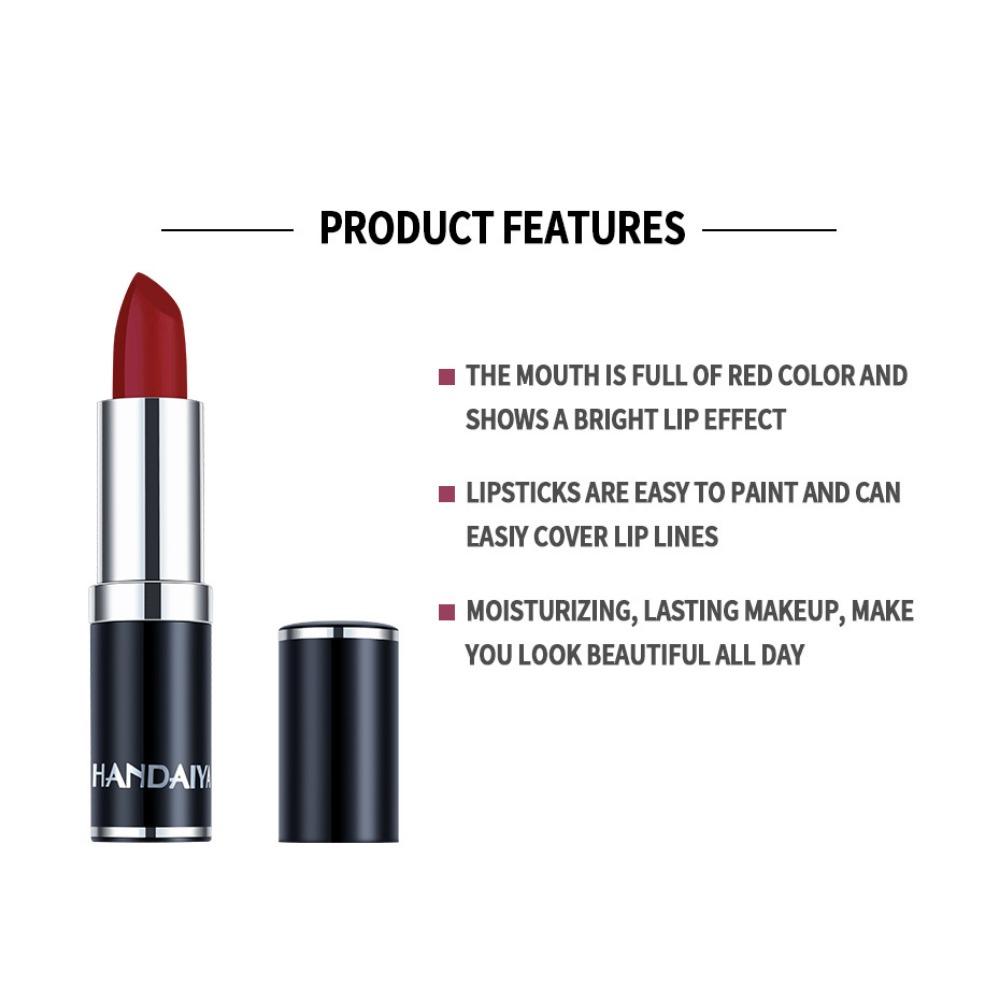 HANDAIYAN Dumpling Fog Surface -long Moisturizing Lipstick Velvet Nourishing Matte Lipstick Red