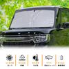 Hcilloend Солнцезащитный козырек для нового Honda Лобовое стекло Блэкаут Передний Автомобильный Передний УФ-солнце Включает Хранение Легкая Защита Салона Автомобиля для Автомобильного Кемпинга N-BOX