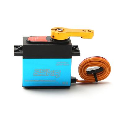 4 шт. цифровой сервопривод 25 кг с высоким крутящим моментом 180 градусов сервопривод из нержавеющей стали для автомобиля с дистанционным управлением 1/8 1/10