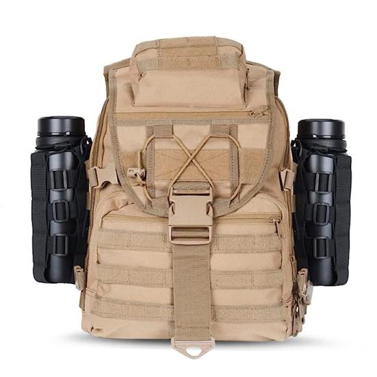 Tactical Water Bottle Pouch with Adjustable Drawstring Waterproof Wear Resistant Water Bottle Holder Carrier Bag